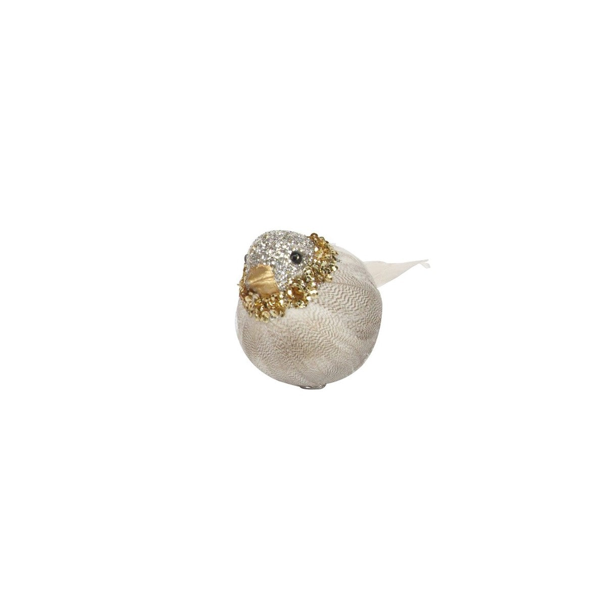 Pale Gold and Silver Clip on Birds