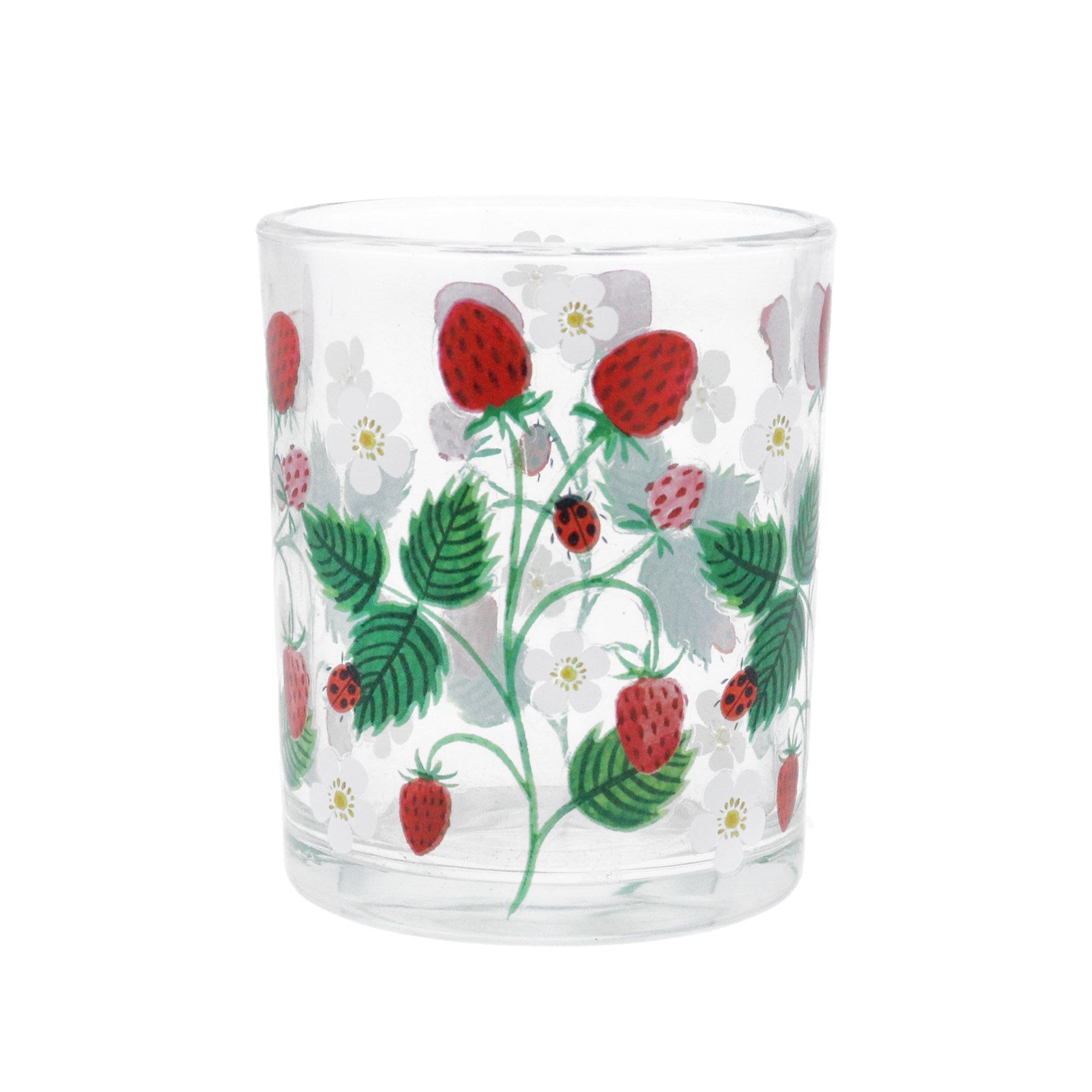 Strawberries Glass Votive - Small