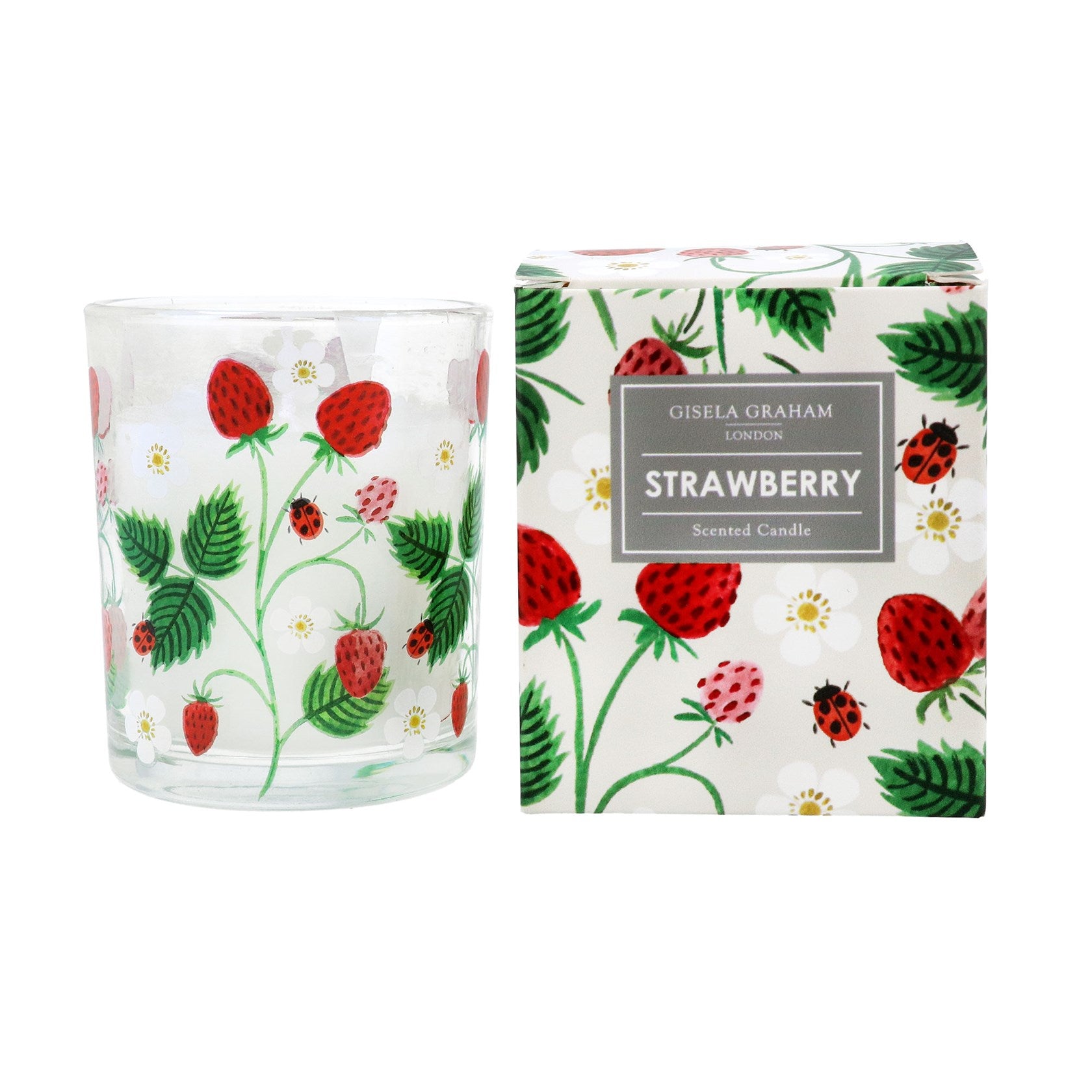 Strawberries Scented Candle in a Pot - Small
