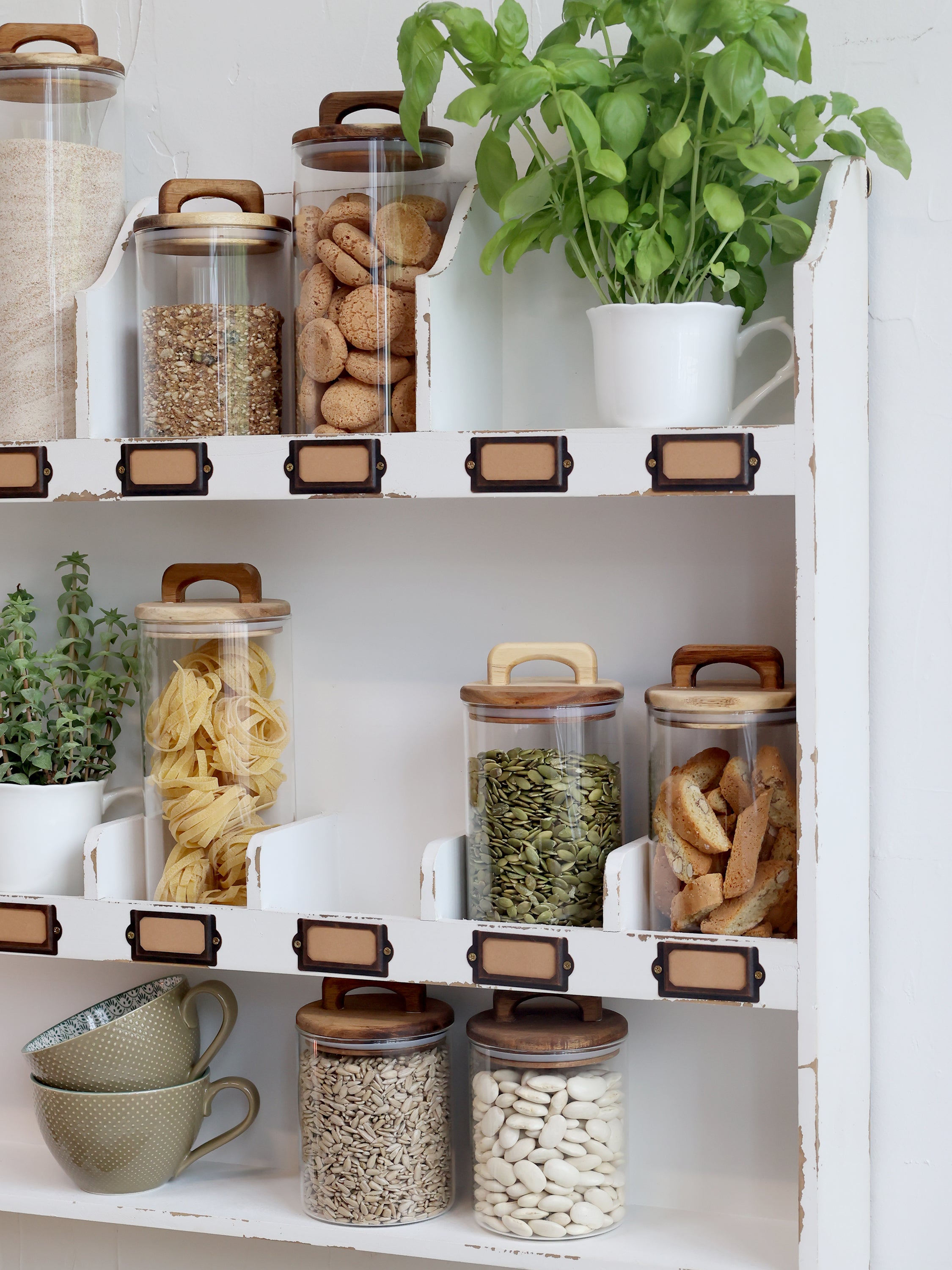 Acacia Wood Lid Storage Jar - Small