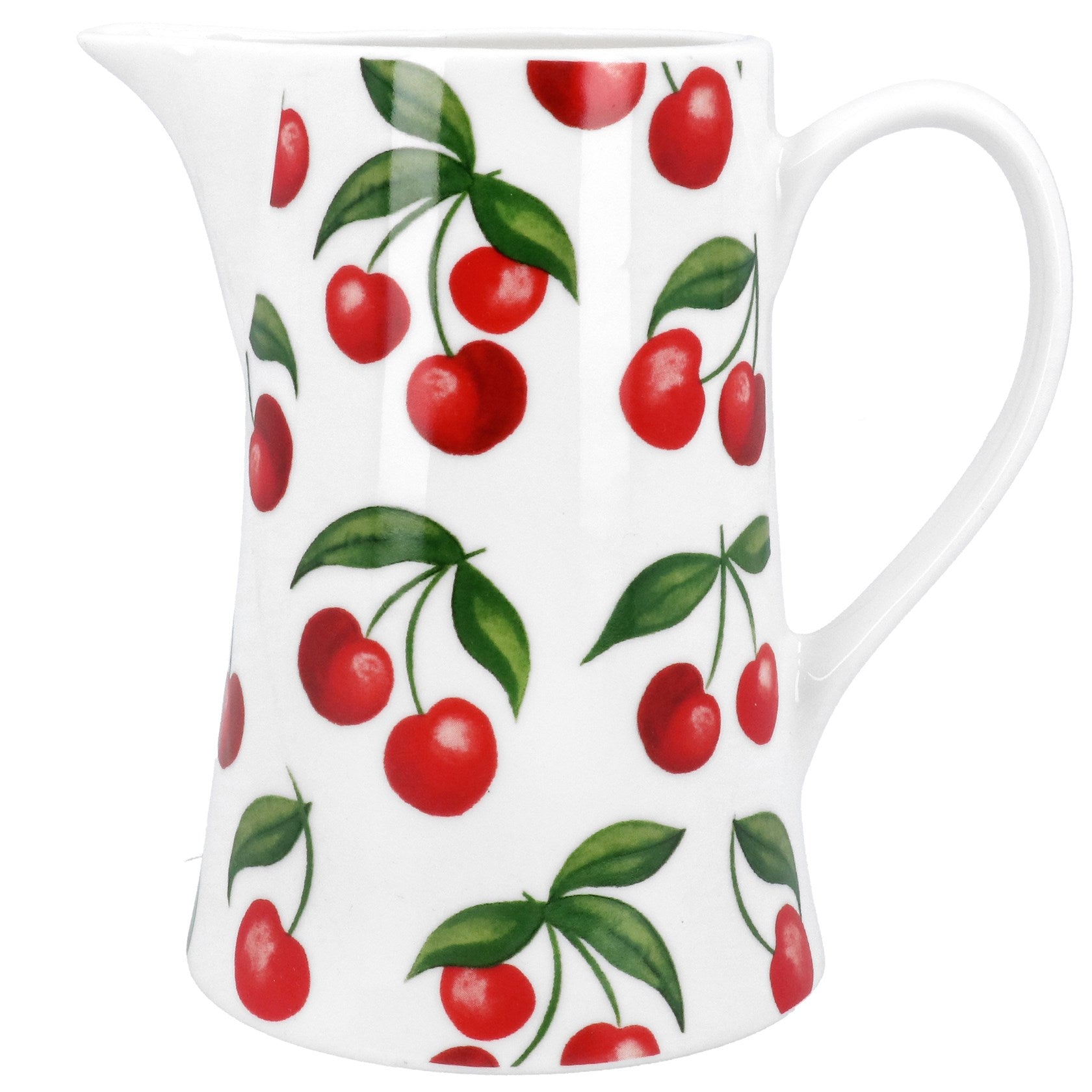 Cherries Bone China Jug (Medium)