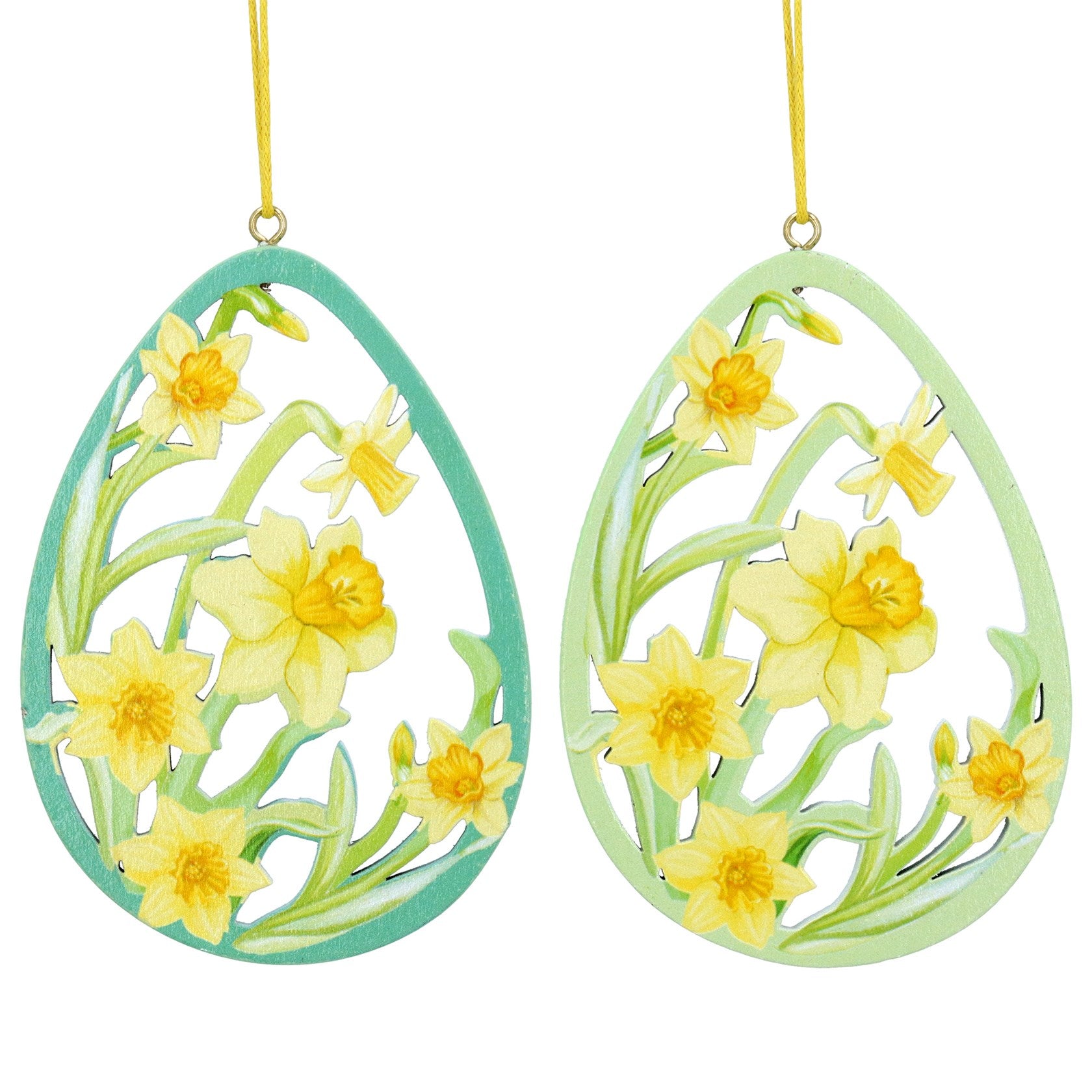 Daffodil Wood Egg Hanger