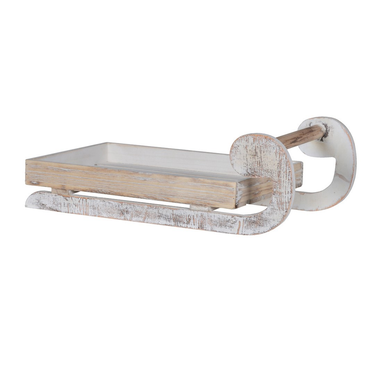 Wooden Christmas Sled Ornament