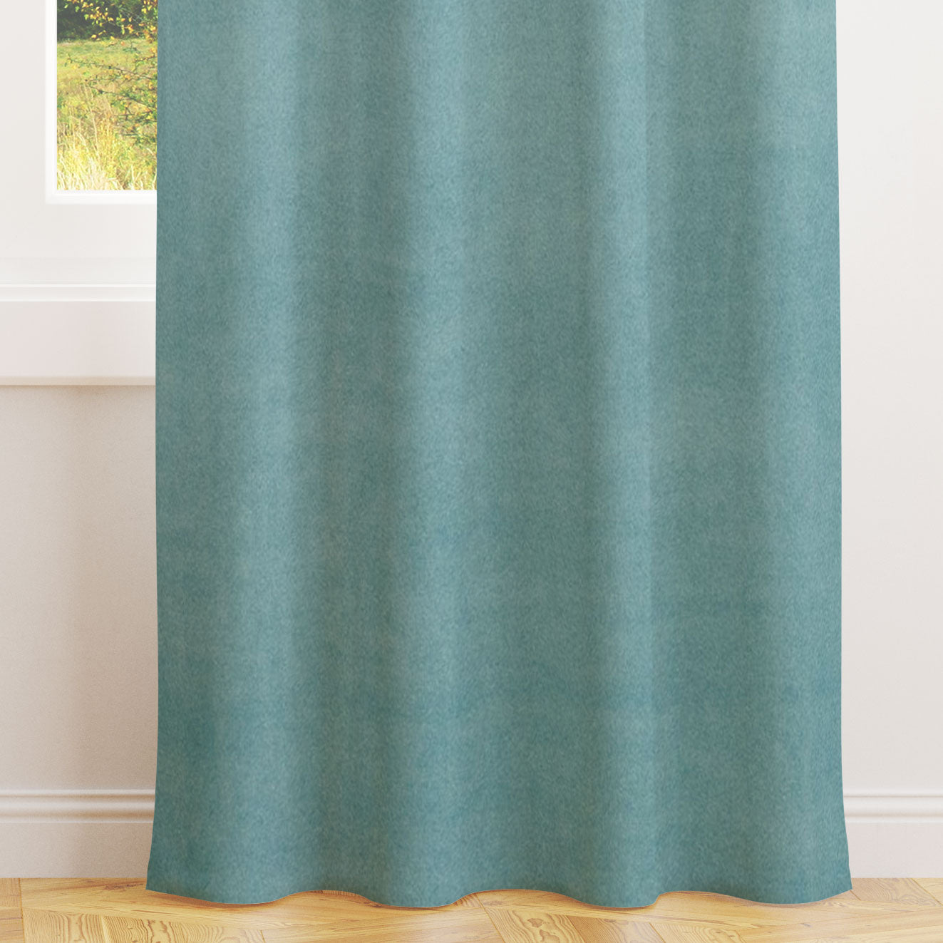 Alvar Aqua Velvet Curtains