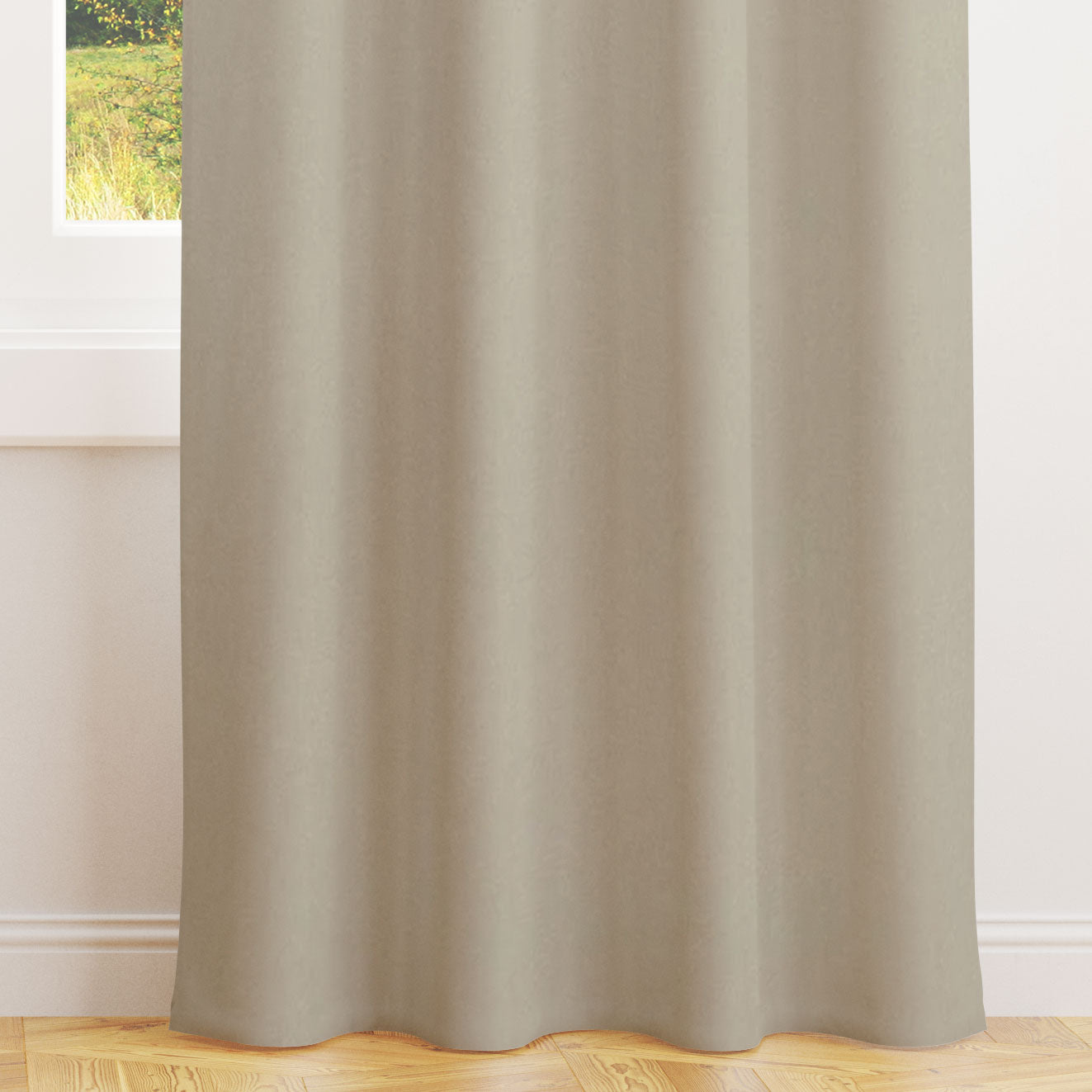 Alvar Ivory Velvet Curtains