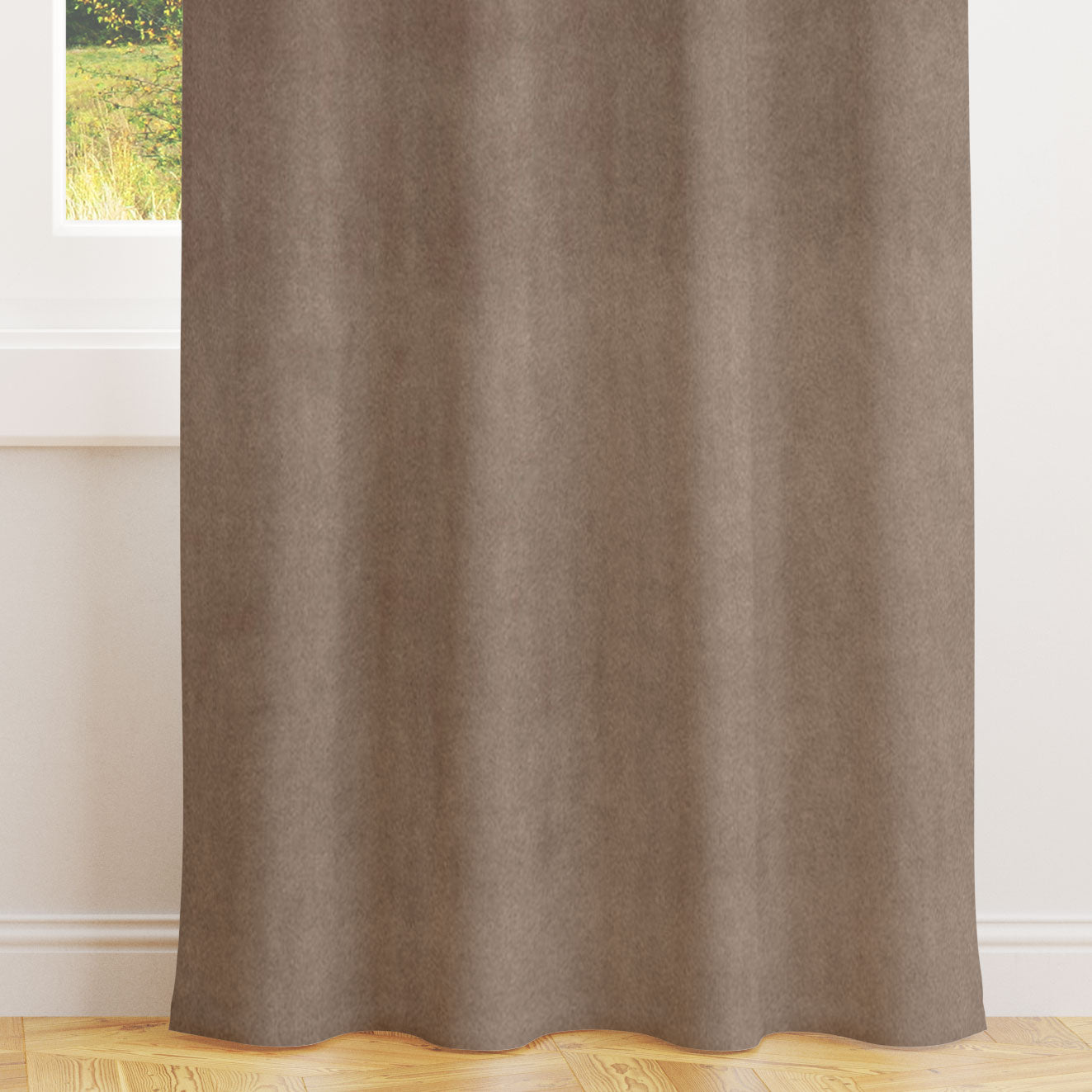 Alvar Mocha Velvet Curtains