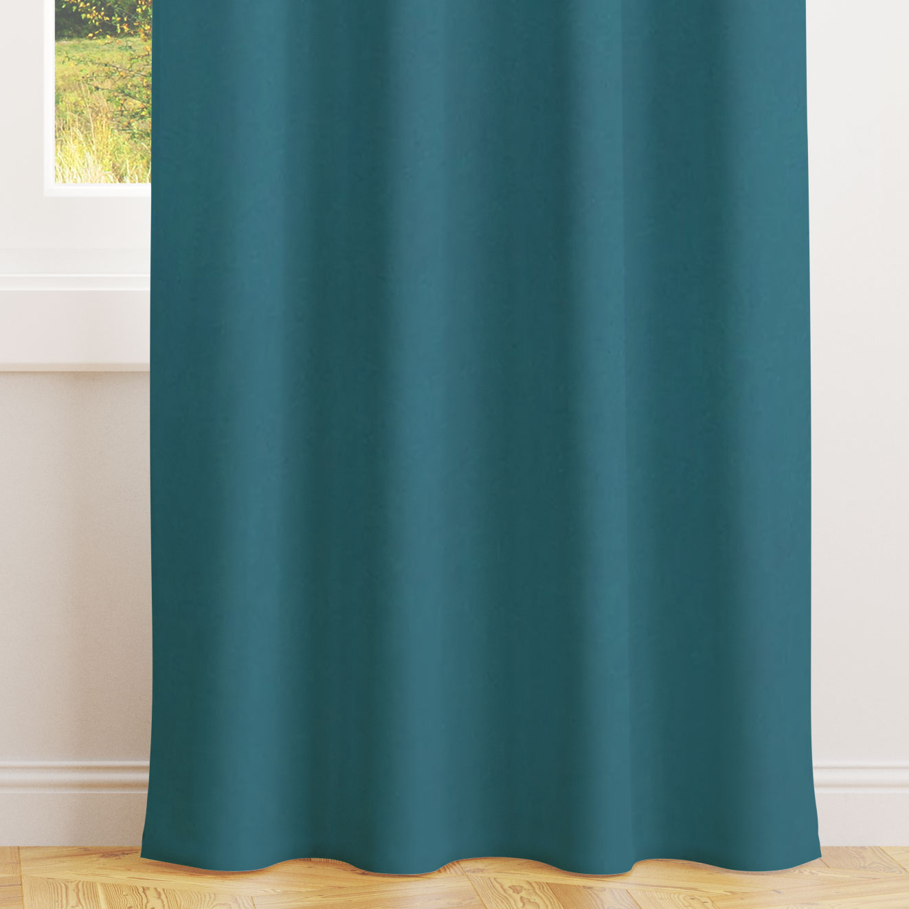 Alvar Peacock Velvet Curtains