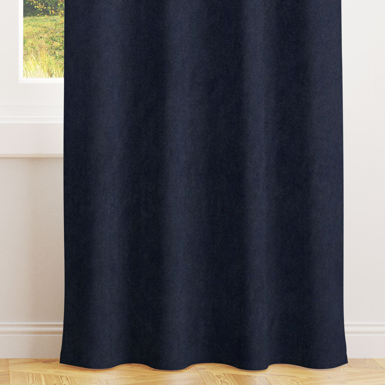 Alvar Royal Blue Velvet Curtains
