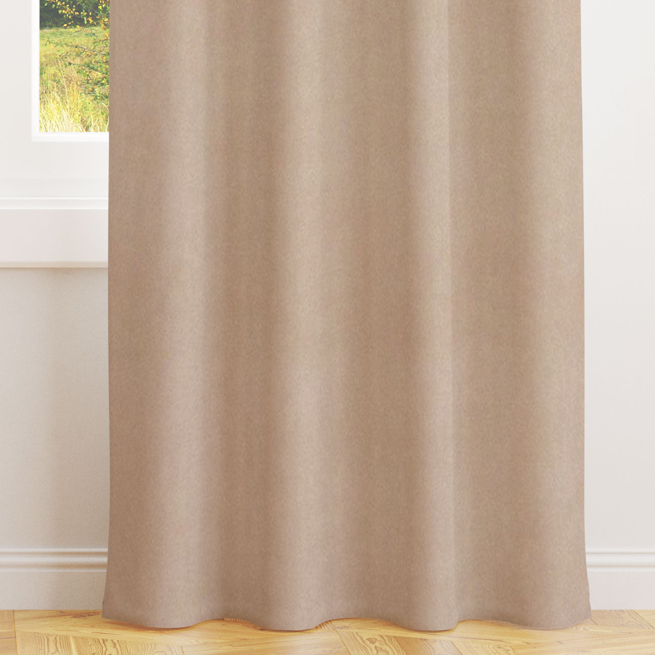 Alvar Sand Velvet Curtains