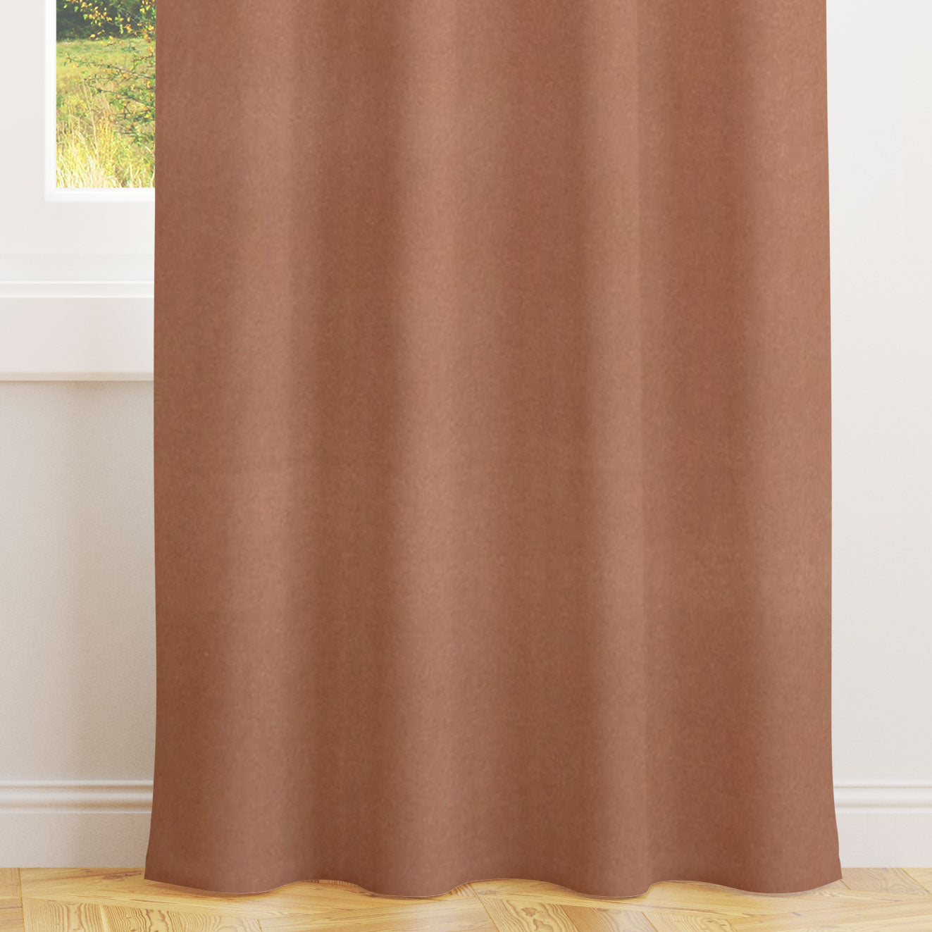 Alvar Sienna Velvet Curtains
