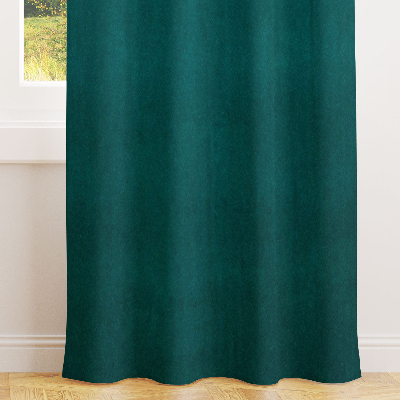 Alvar Teal Velvet Curtains