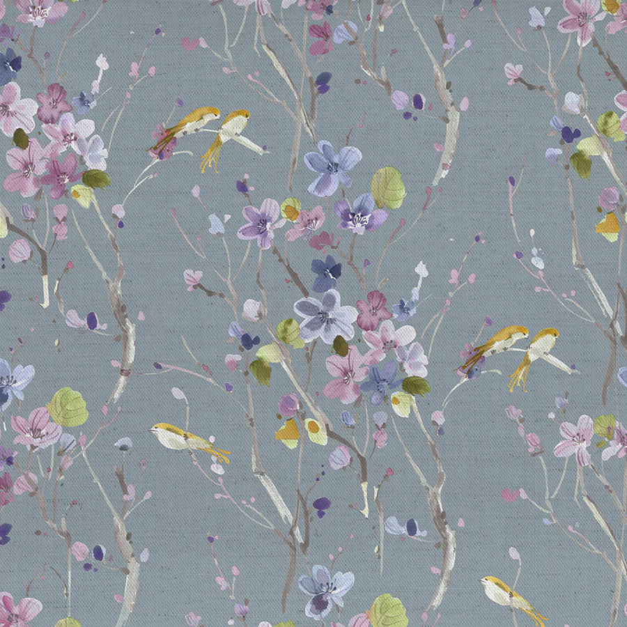 Armathwaite Violet Slate Curtains