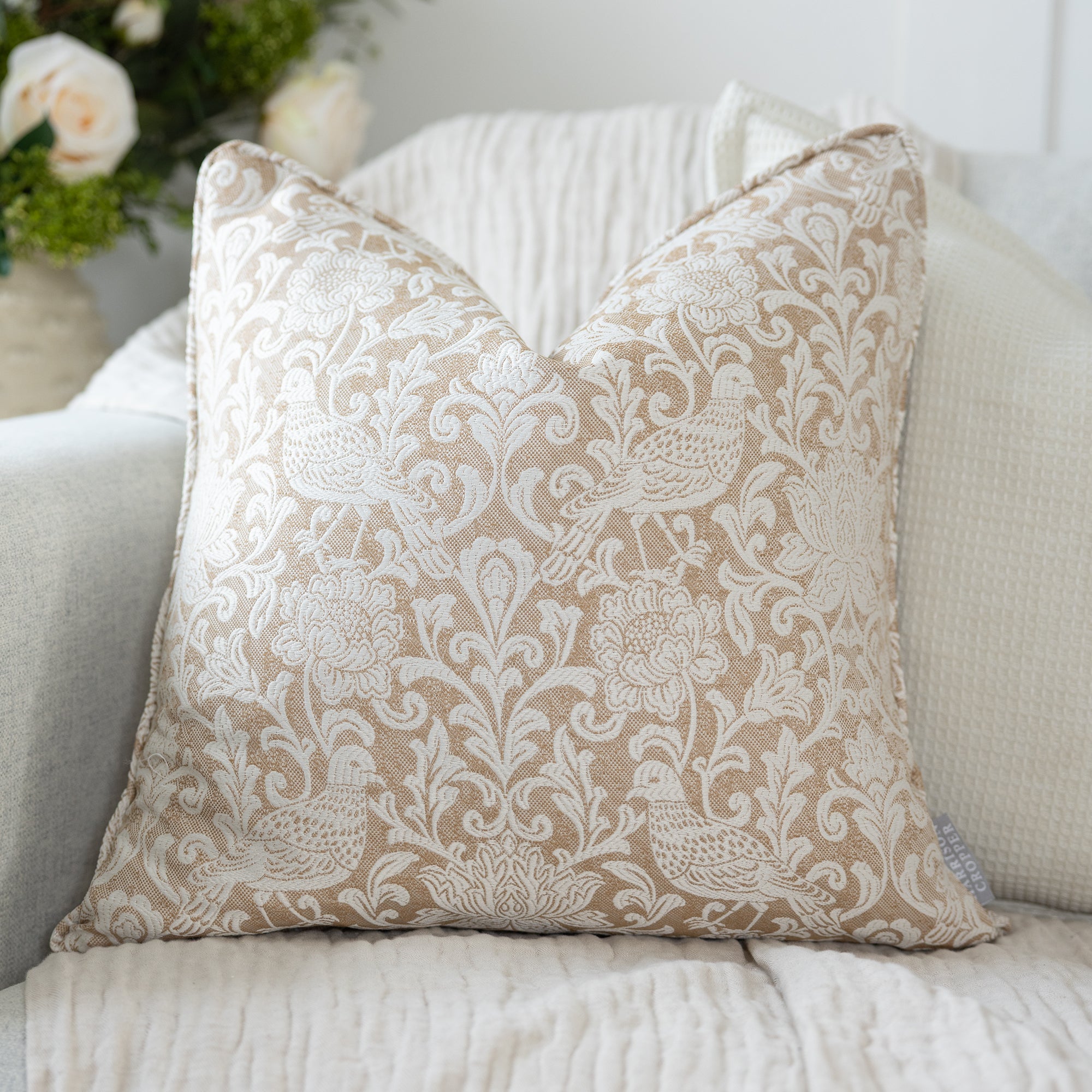 Auvergne Oatmeal Cushion