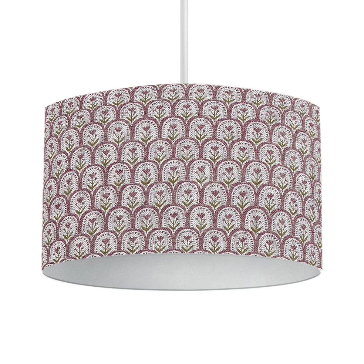 Meadow Arch Mauve Floral Print Lampshade