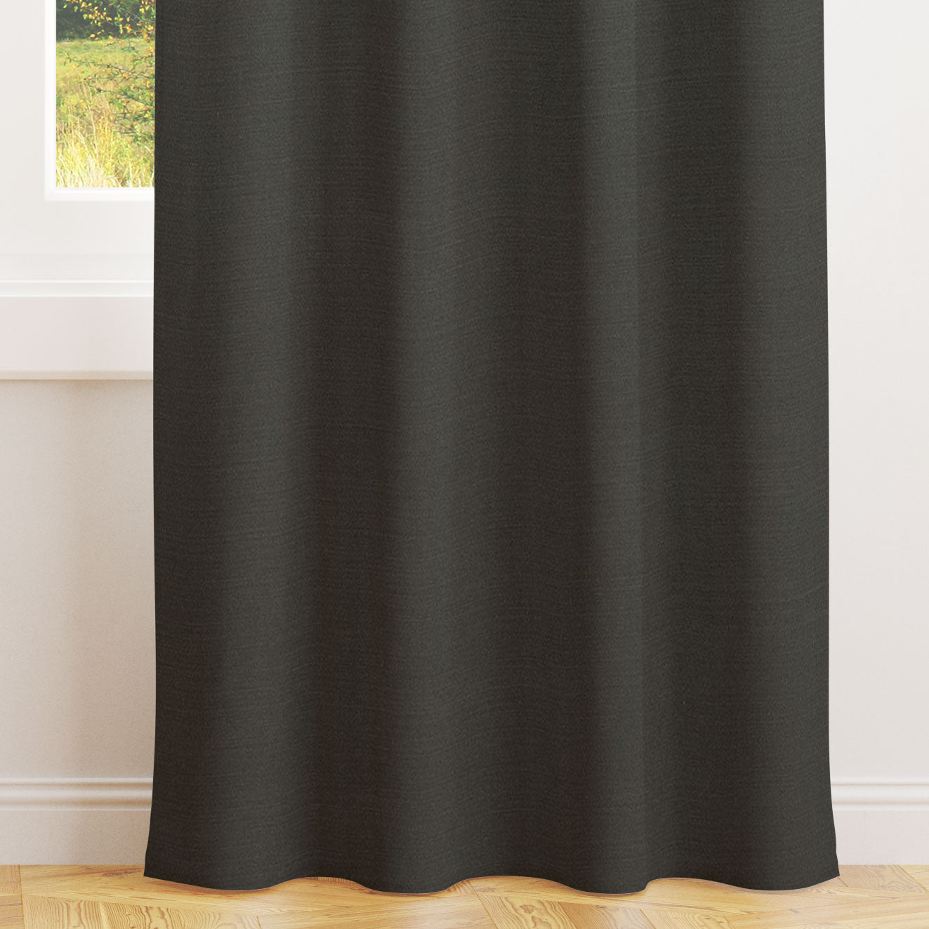 Carrera Charcoal Curtains