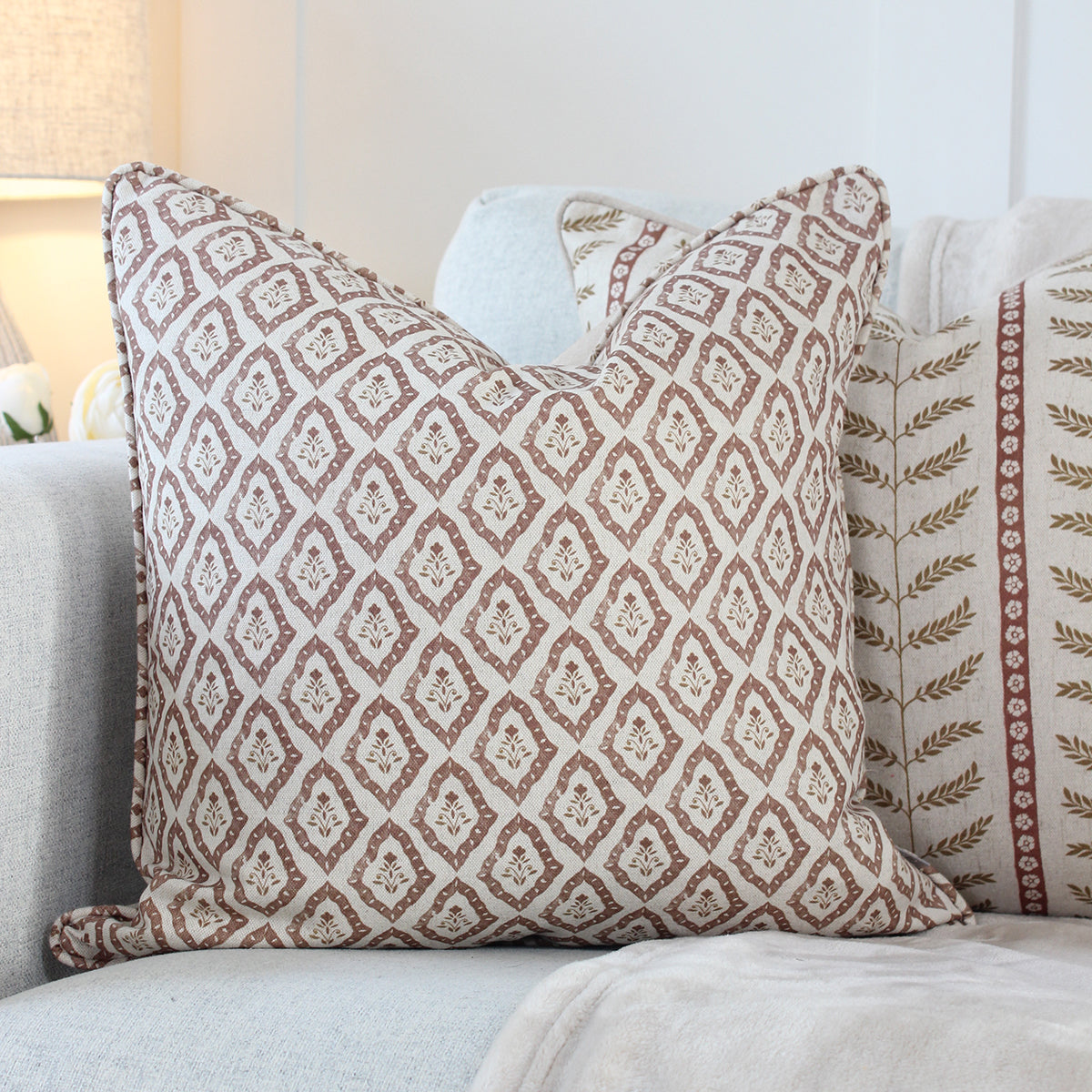 Celina Sienna Square Cushion