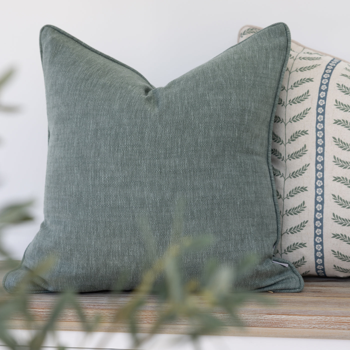 Christie Kingfisher Green Square Cushion