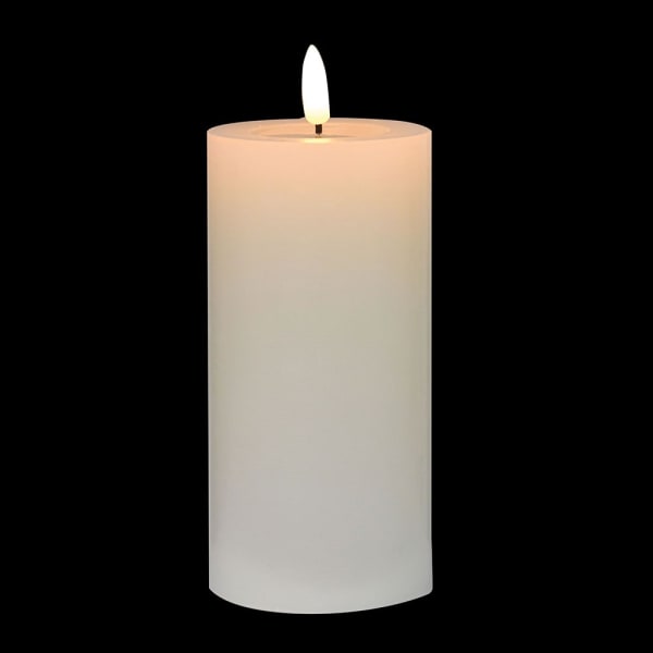 Cream Melt Look LED Candle