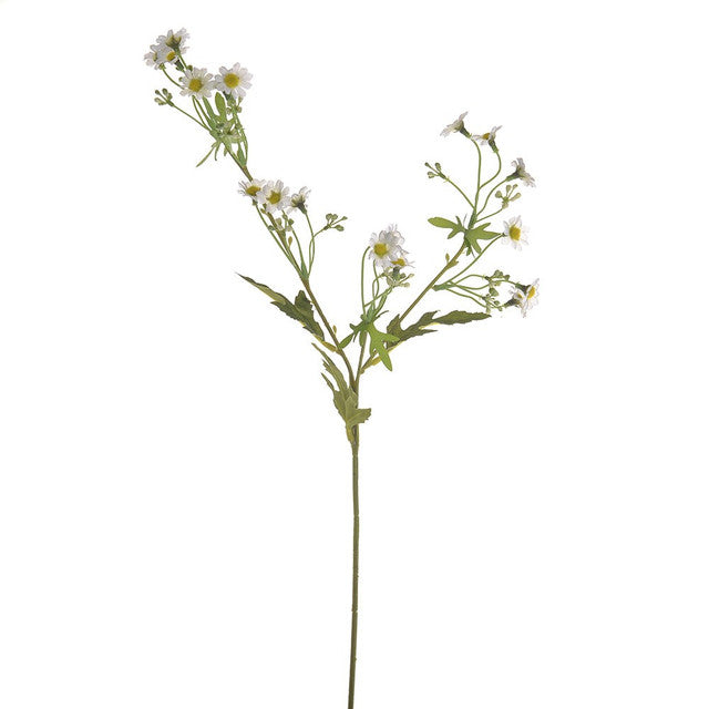 Small Daisy 68cm Leafy Branch Spray