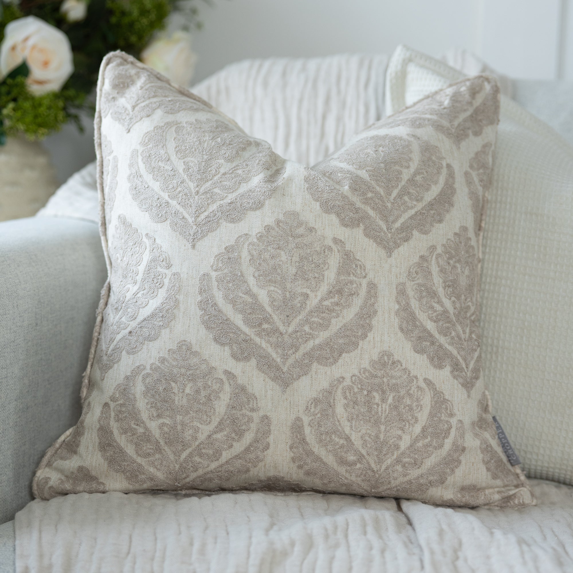 Draycott Taupe Cushion