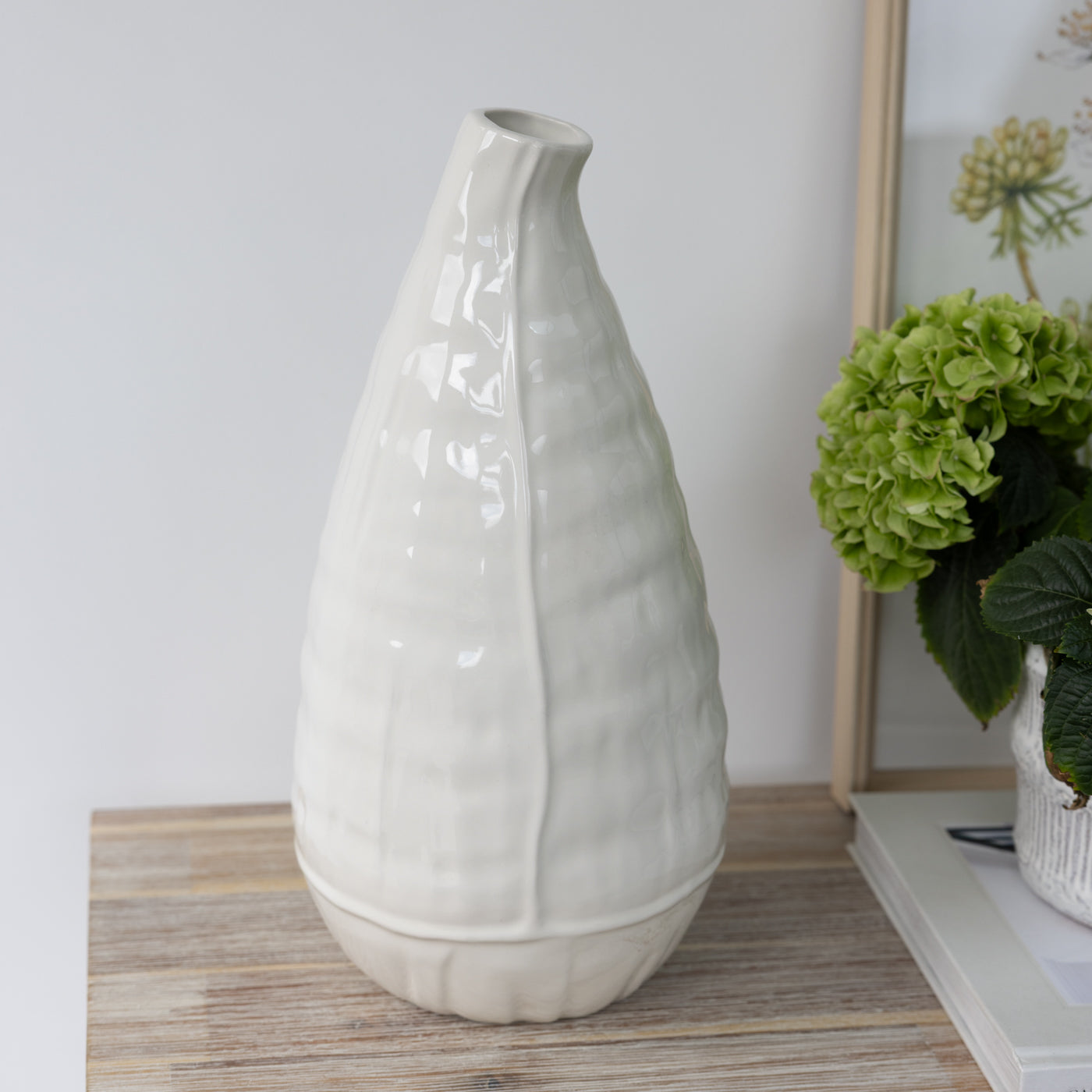 Cream Contemporary Ceramic Vase
