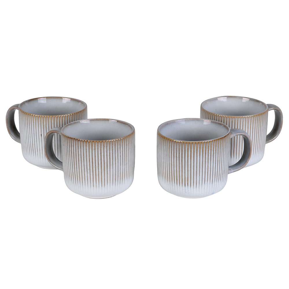 Dune Stripe Mugs Set of 4