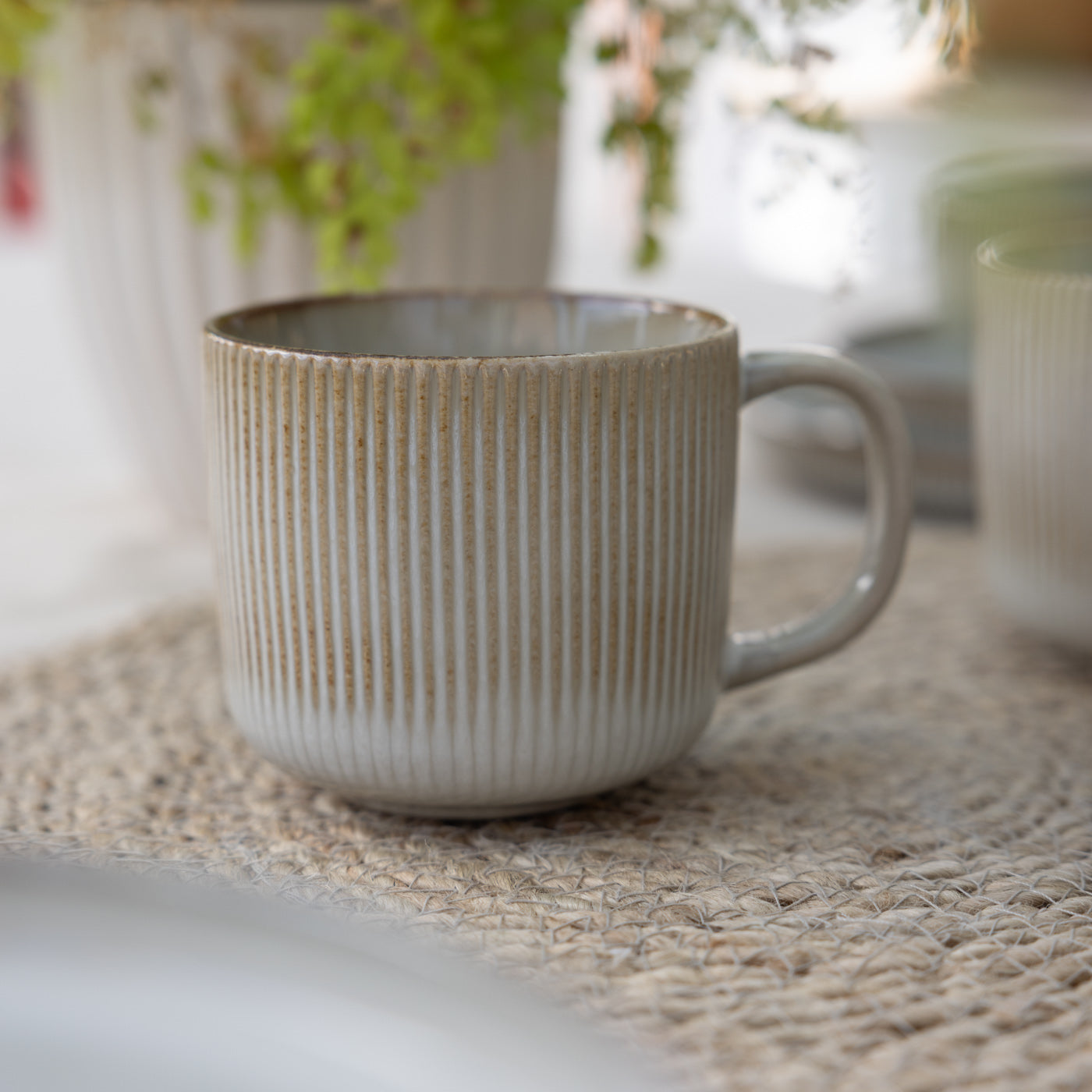Dune Stripe Mugs Set of 4