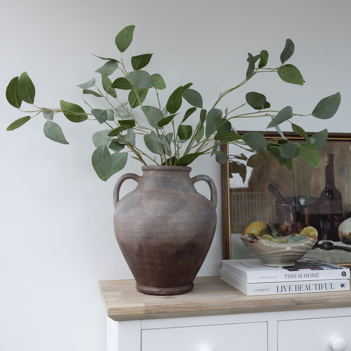 Faux Silver Dollar Eucalyptus Stem