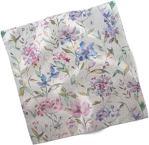 Set of 4 Giardino Design Heather Fabric Napkins