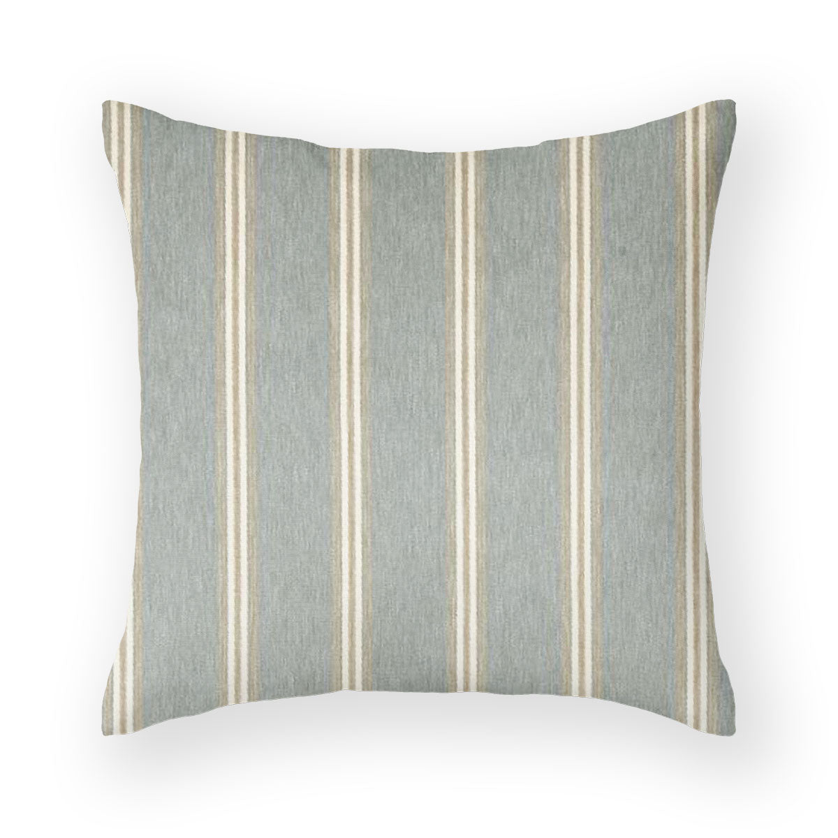 Hampton Seafoam Stripe Square Cushion