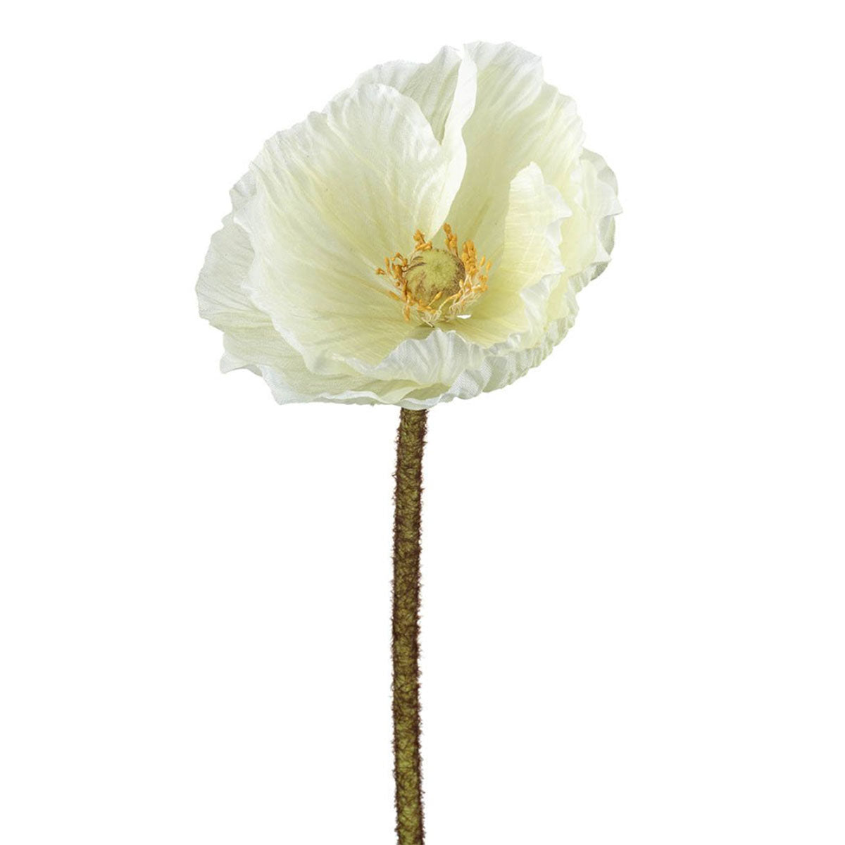 Cream Poppy Stem