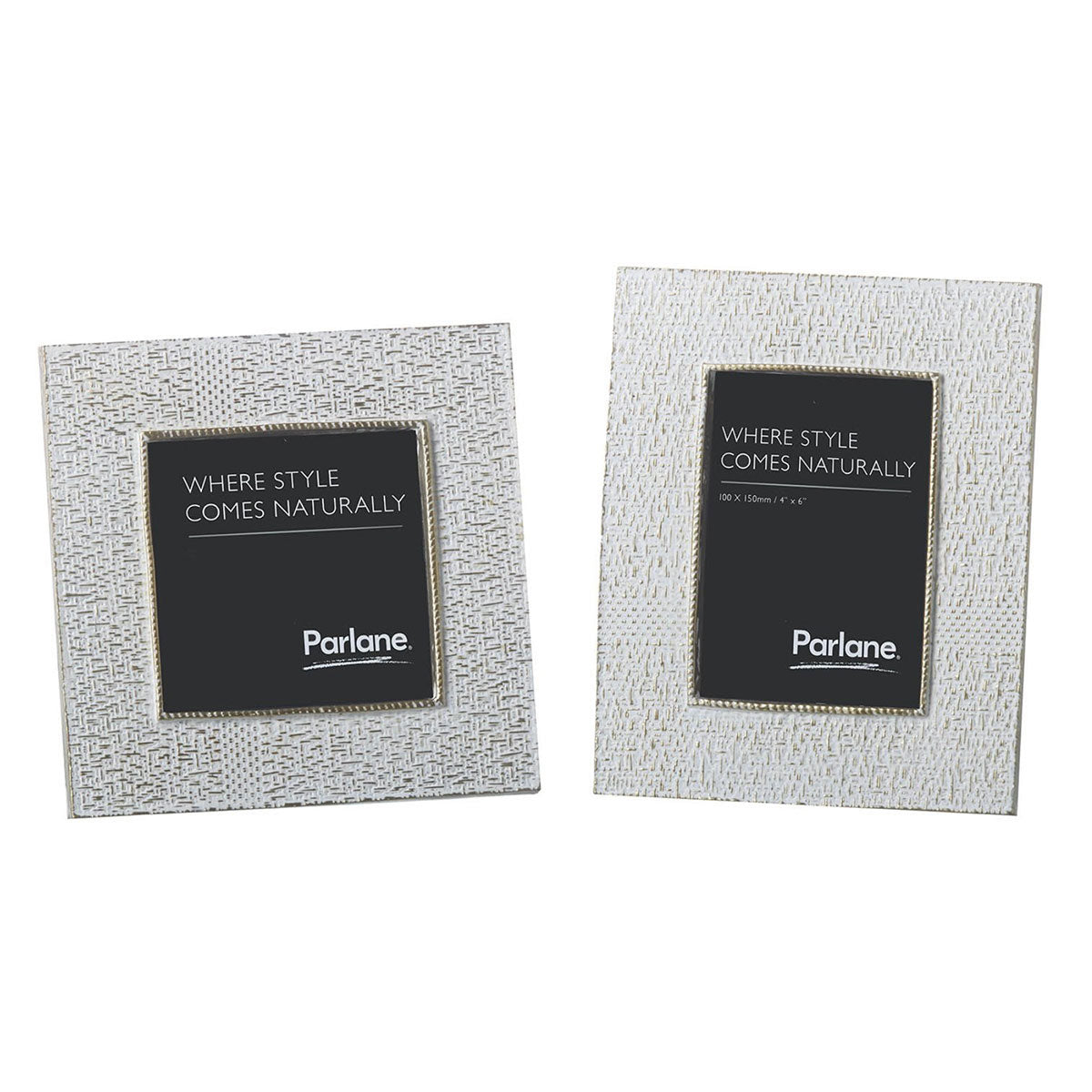 White Gold Rosabelle Photo Frame