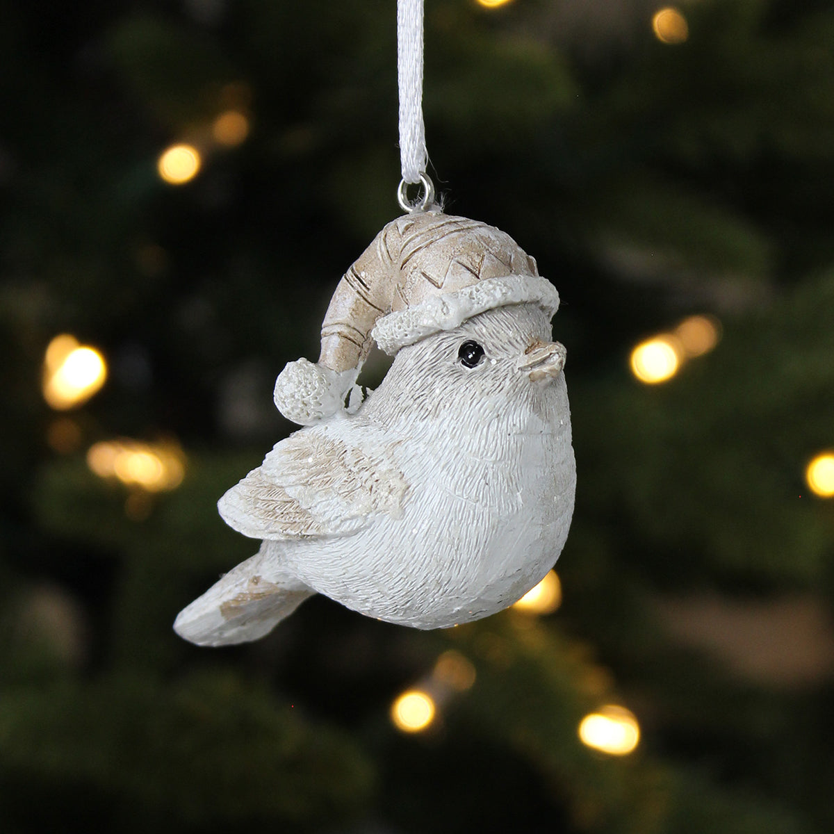 Birds In Hats Hanging Decoration Mix