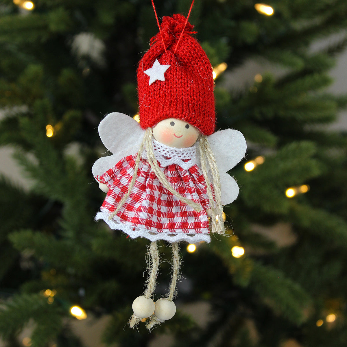 Scandi Dress Fairy Fabric Decoration
