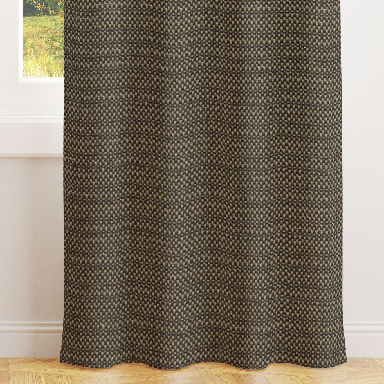 Kauai Charcoal Curtains