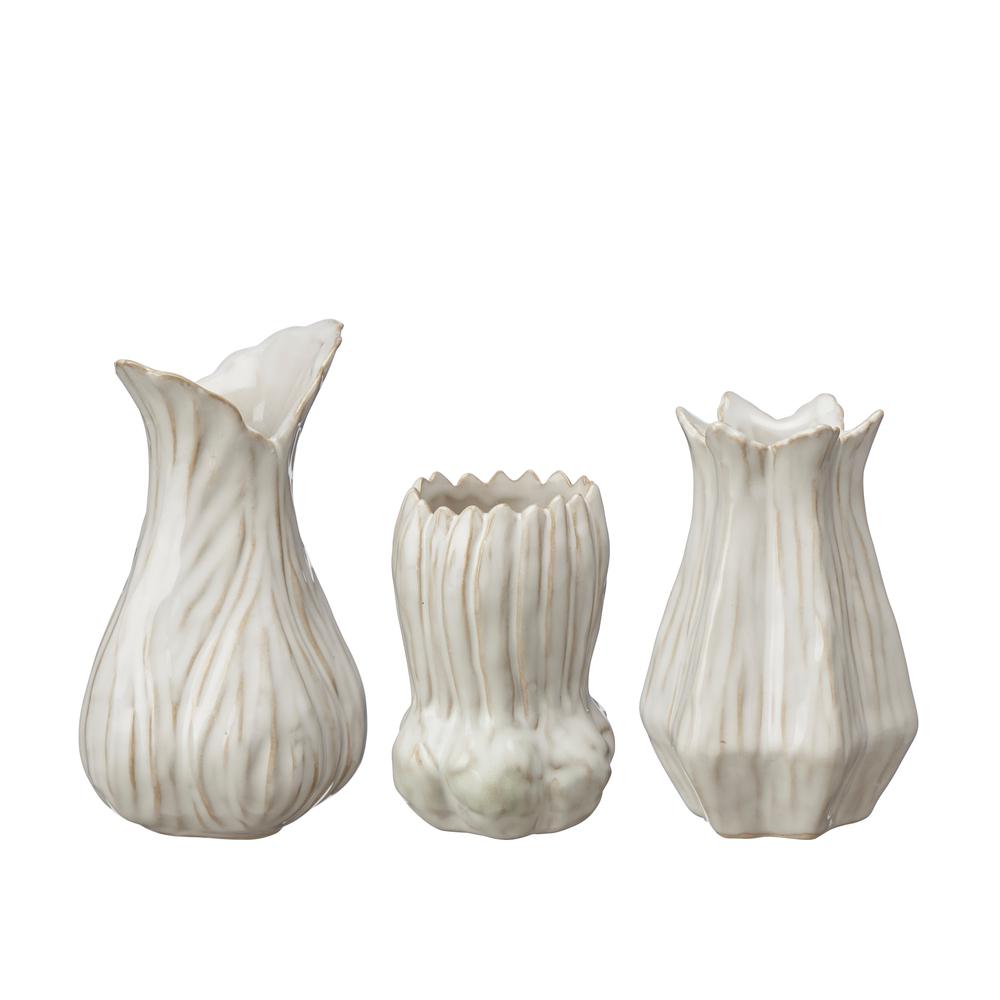 Off White LESLIE Vase - Large, Medium, Small