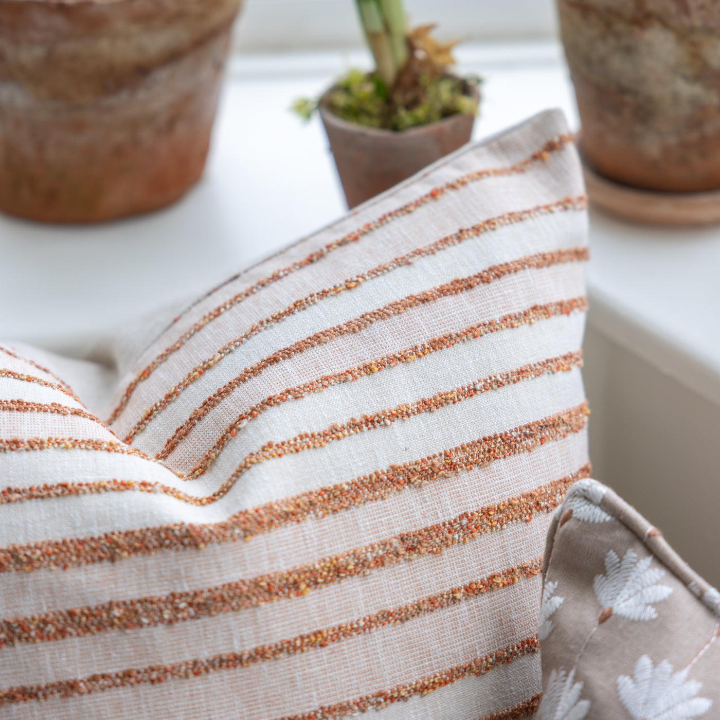 Gainsborough Cinnamon Cushion