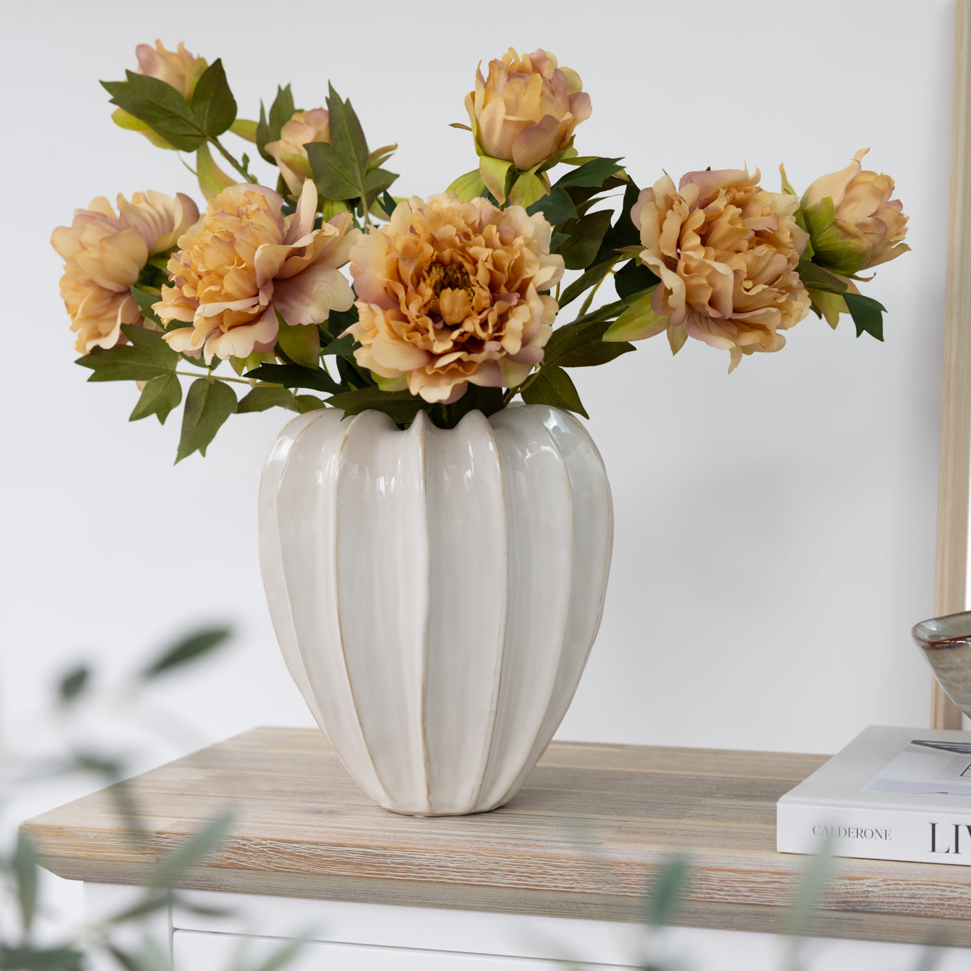 Peach Peony Stem