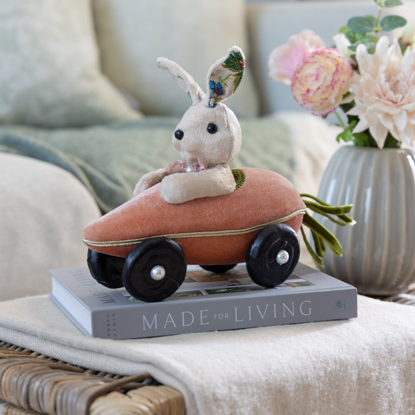 Bunny in Carrot Car