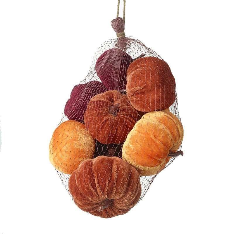 Velvet Pumpkins Bag