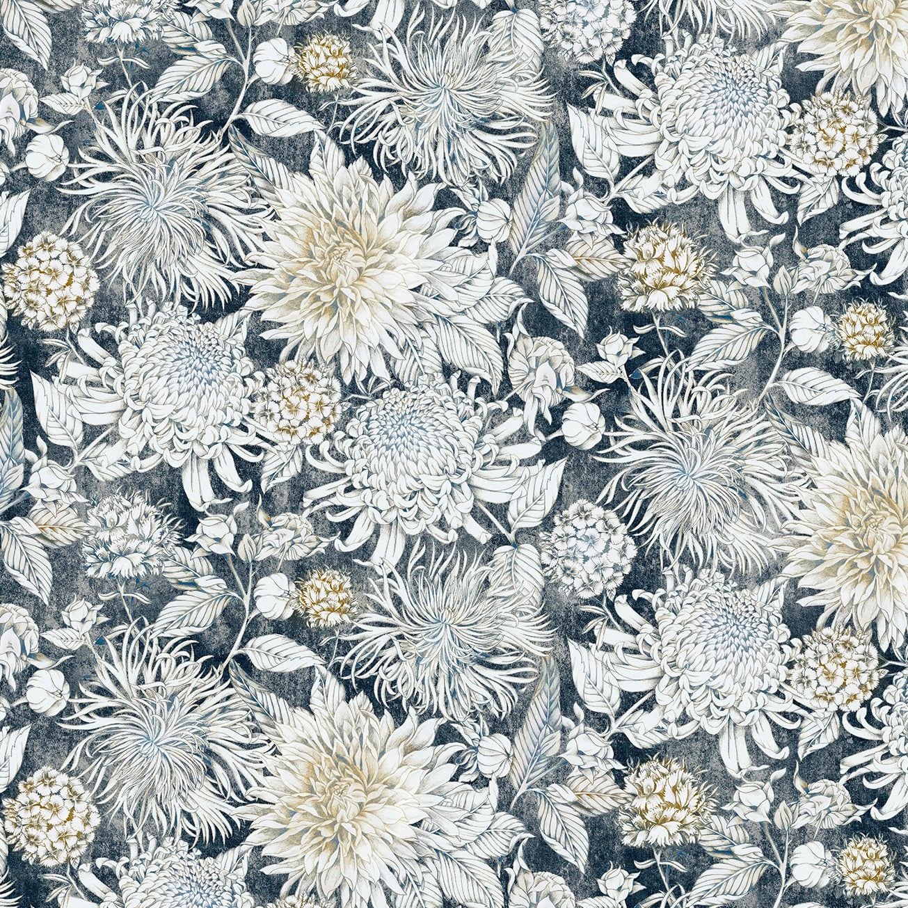Purbeck Navy Curtains