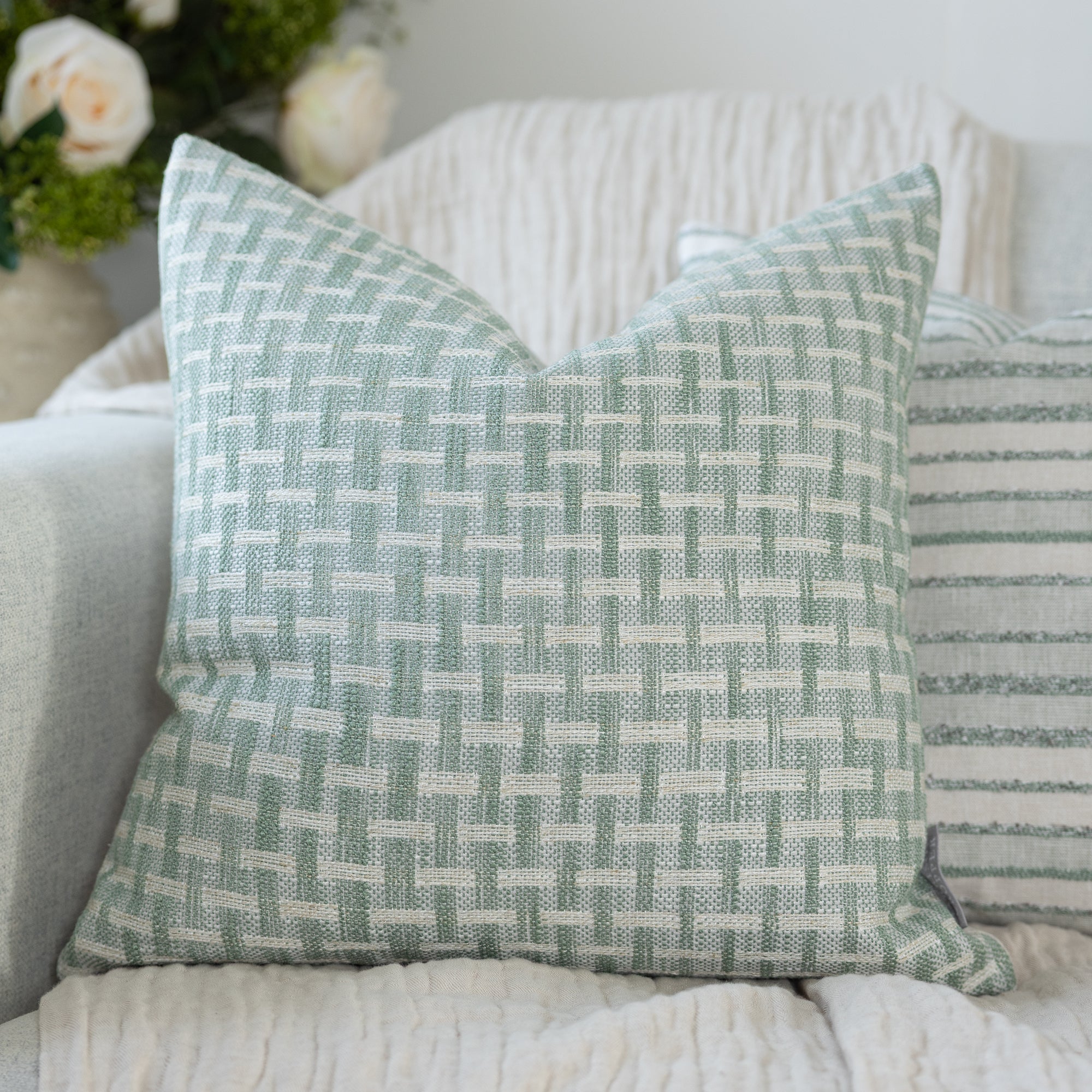 Ragdale Peppermint Cushion