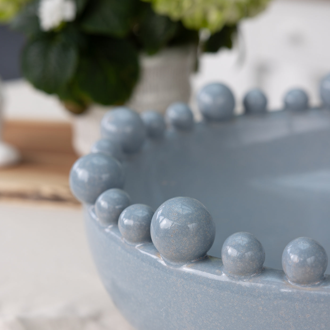 Pale Blue Bobble Bowl