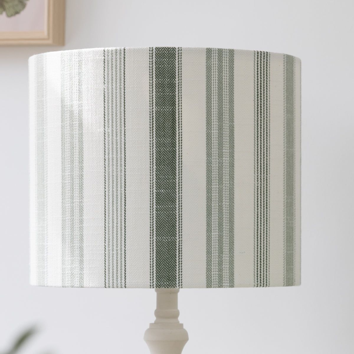 Darwin Ivy Dark Green Stripe Lampshade
