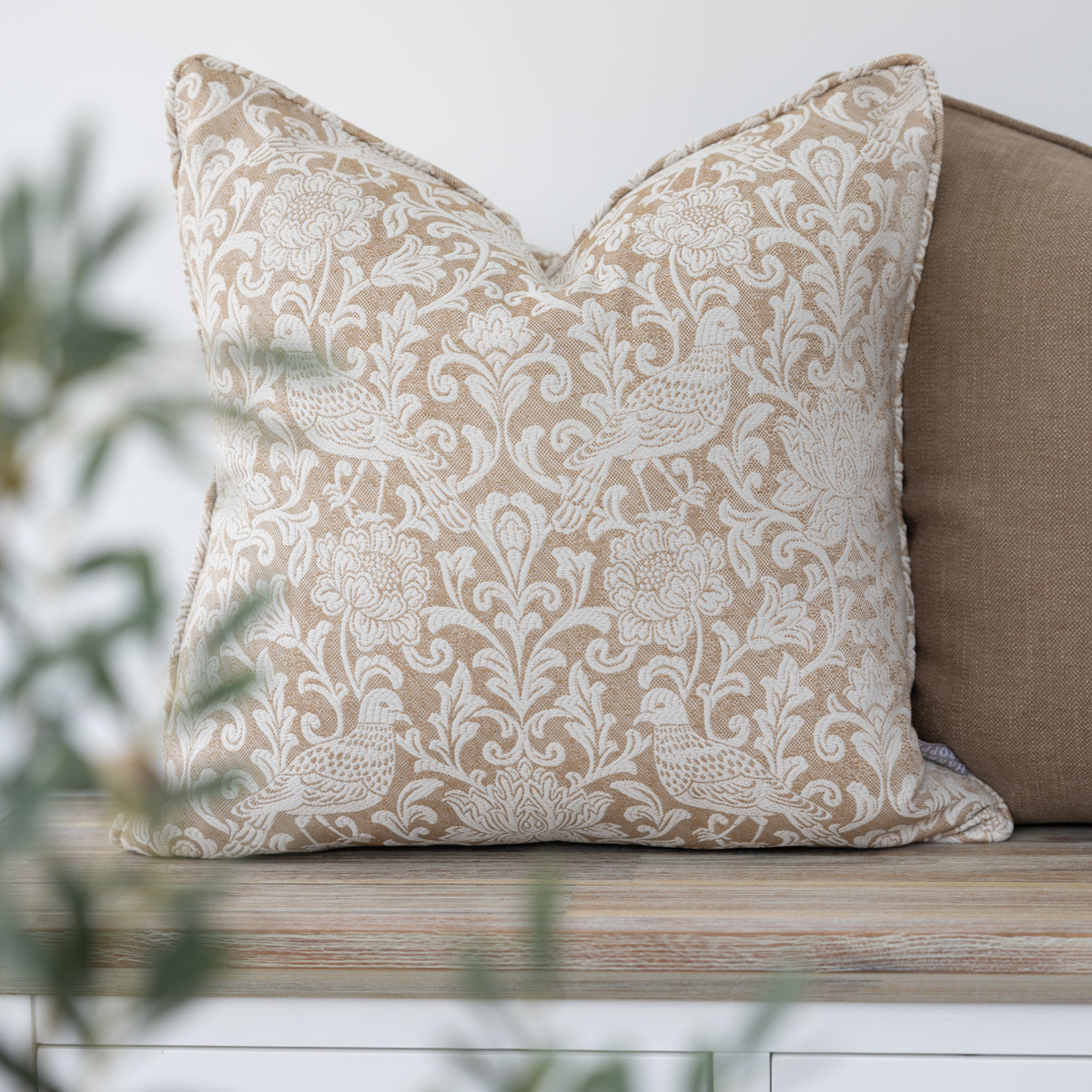 Auvergne Oatmeal Cushion