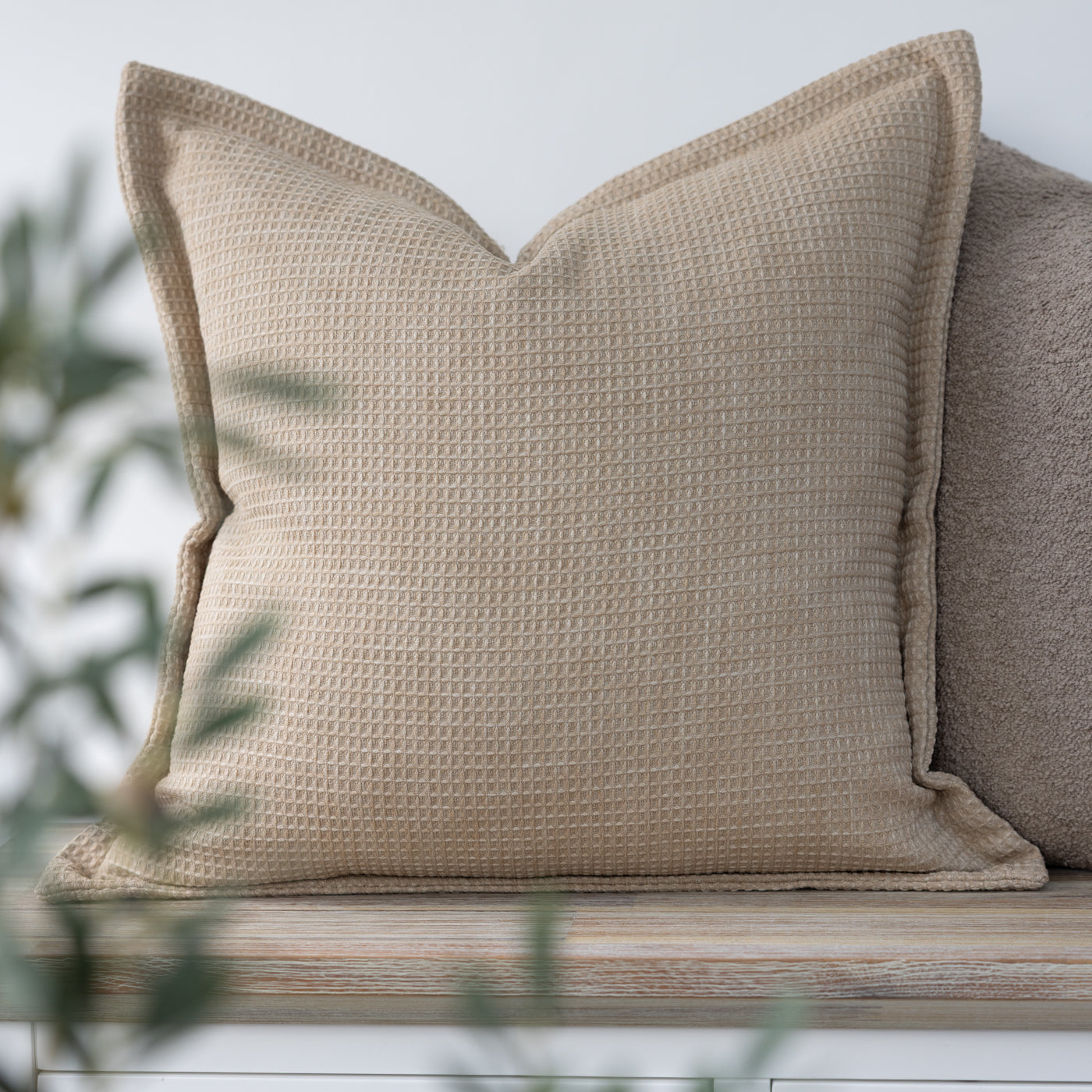 Atlanta Waffle Oatmeal Cushion