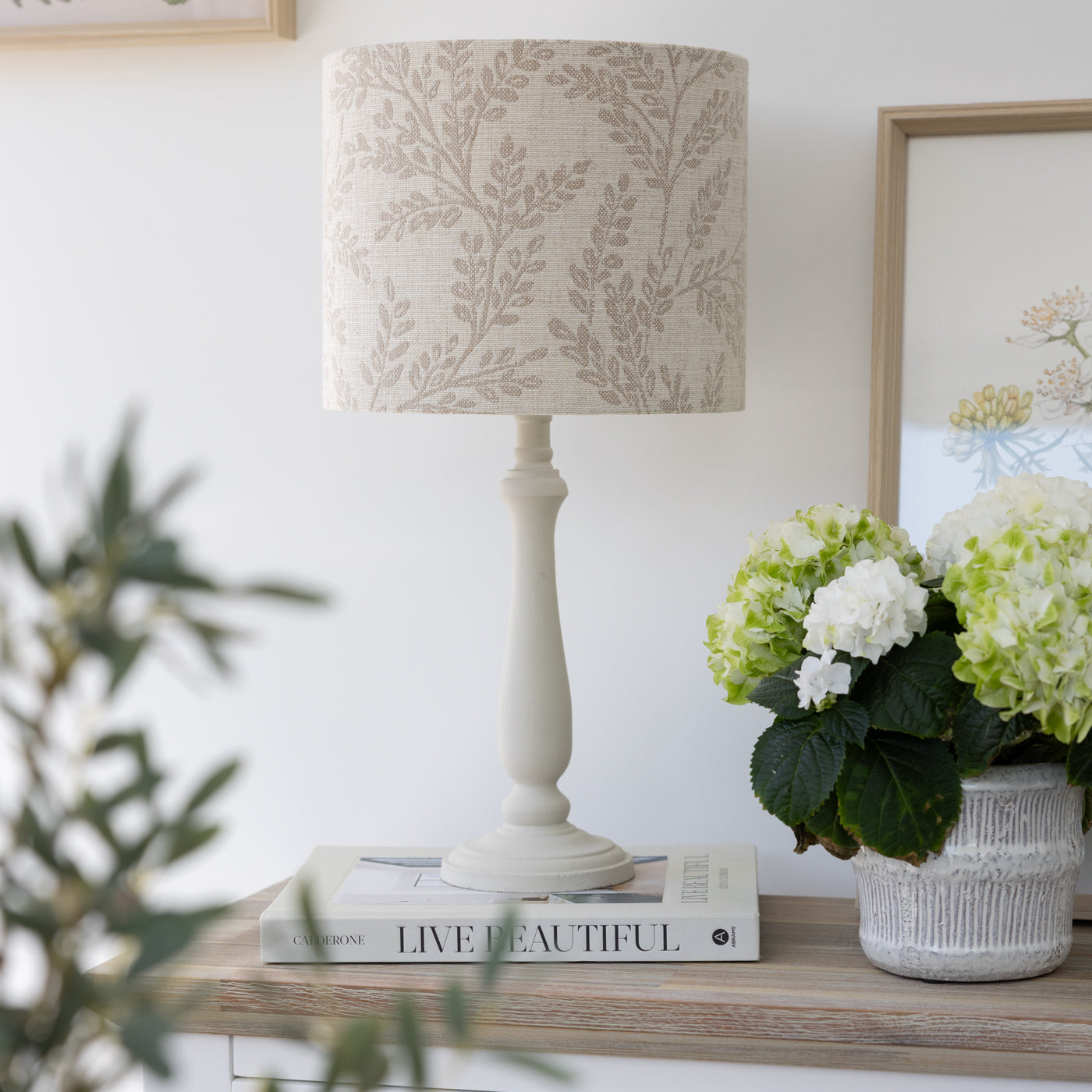 Ferndown Taupe Drum Lampshade