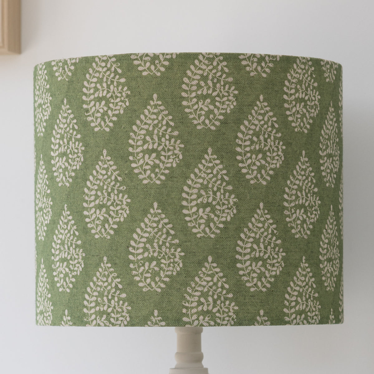 Bagru Sage Drum Lampshade
