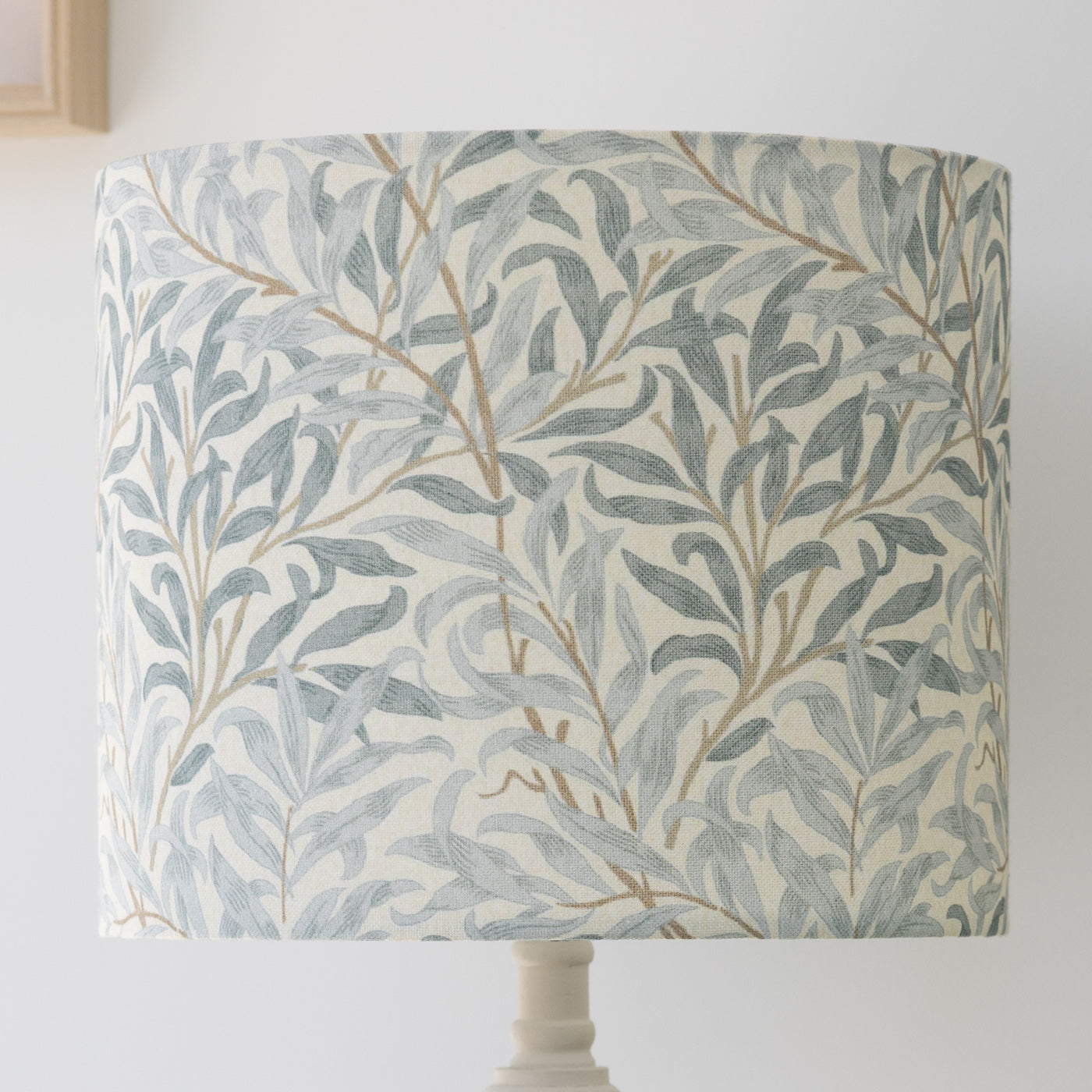 William Morris Willow Bough Mist Drum Lampshade