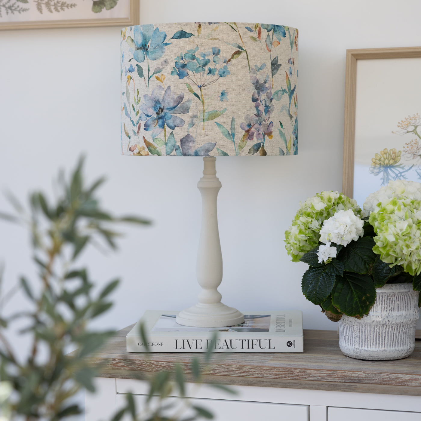 Giardino Peacock Drum Lampshade